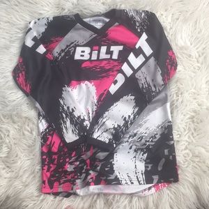 Bilt long-sleeve motorcycle shirt youth large